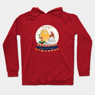 Santa Christmas Snow Globe Hoodie